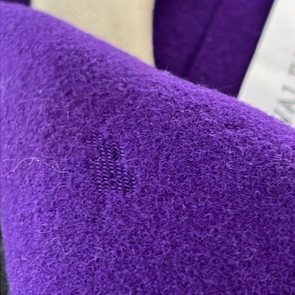 Purple wool blend VALERIE STEVENS jacket - Picture 7 of 10